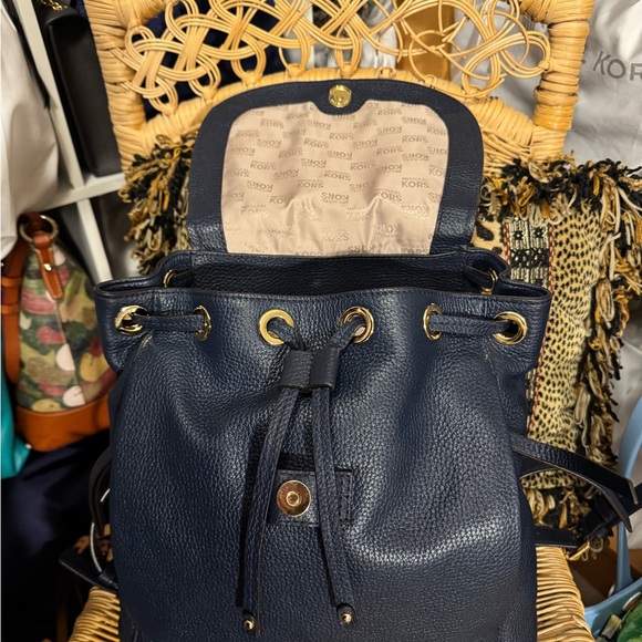 Michael Kors Riley Backpack - Blue - Picture 3 of 8